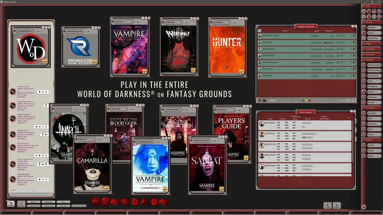 Fantasy Grounds - Werewolf: The Apocalypse 5th Edition Core Rulebook Screenshot 2