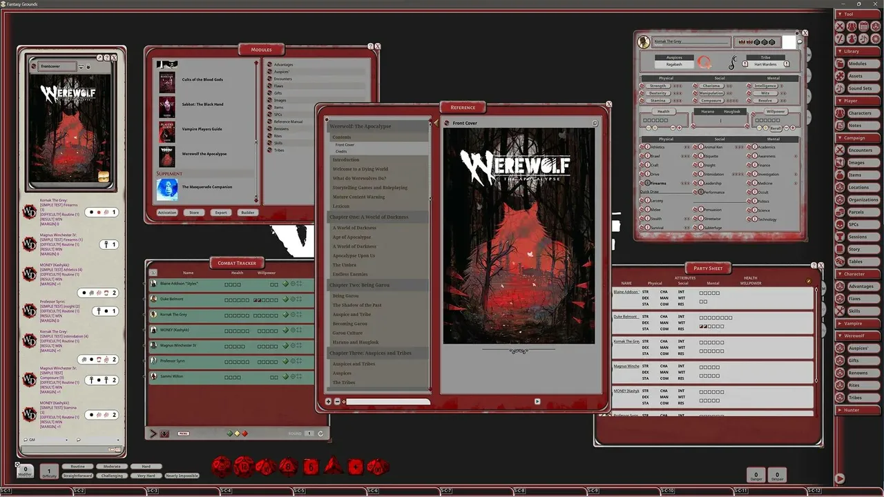 Fantasy Grounds - Werewolf: The Apocalypse 5th Edition Core Rulebook Screenshot 0