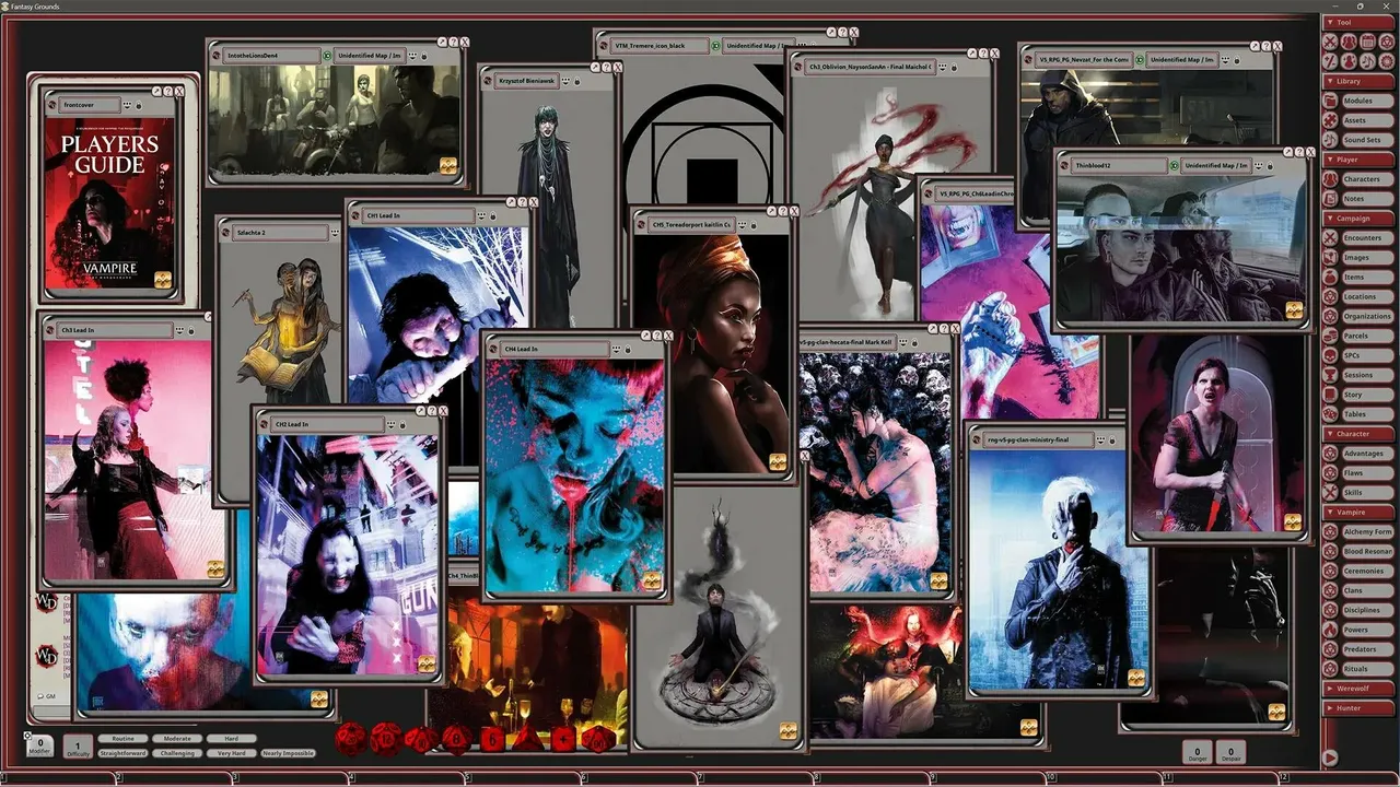 Fantasy Grounds - Vampire: The Masquerade Roleplaying Game 5th Edition Players Guide Screenshot 3