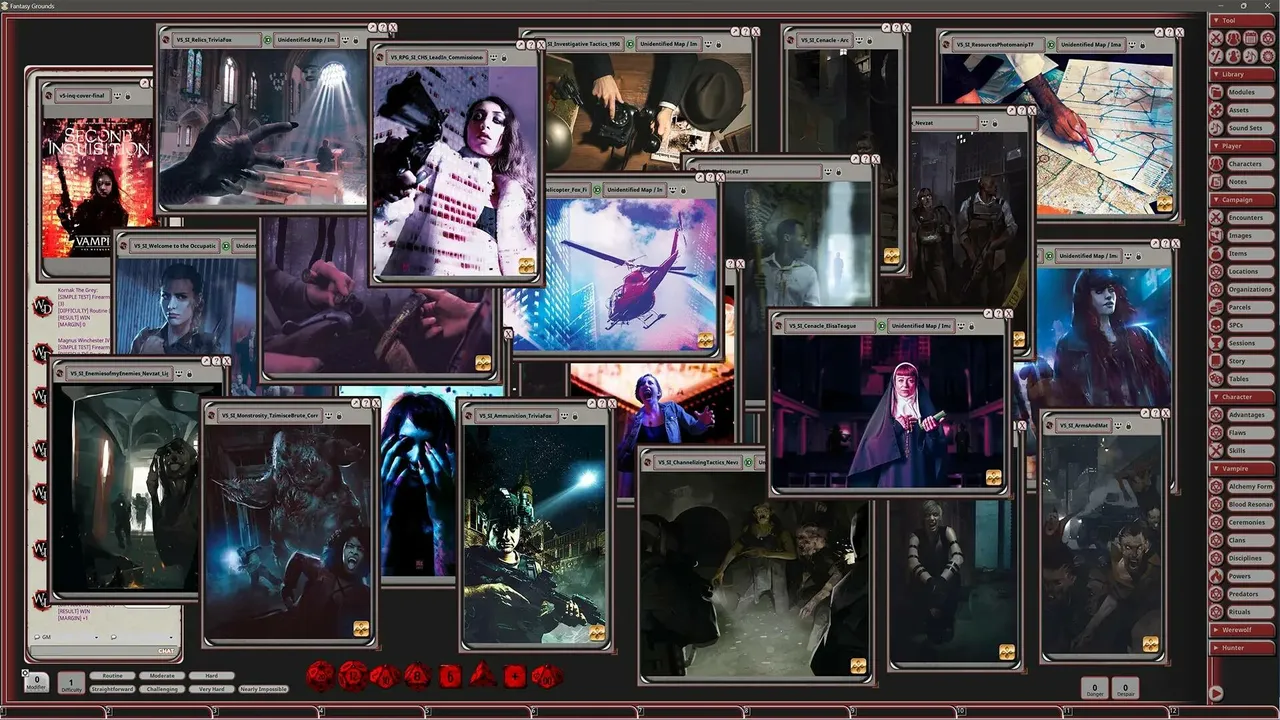 Fantasy Grounds - Vampire The Masquerade 5th Edition Second Inquisition Screenshot 3