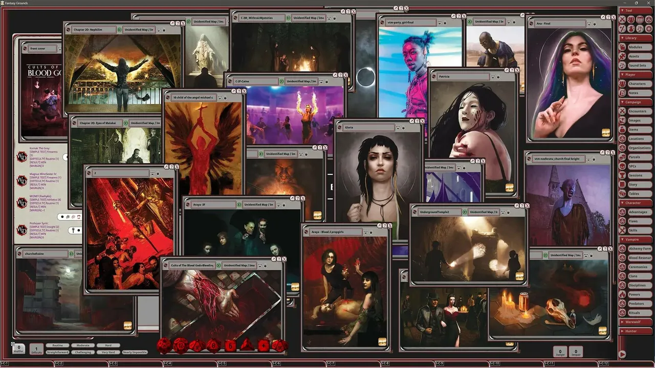 Fantasy Grounds - Vampire: The Masquerade 5th Edition Cults of the Blood Gods Screenshot 3