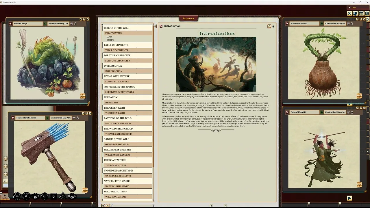 Fantasy Grounds - Pathfinder RPG - Pathfinder Companion: Heroes of the Wild Screenshot 2
