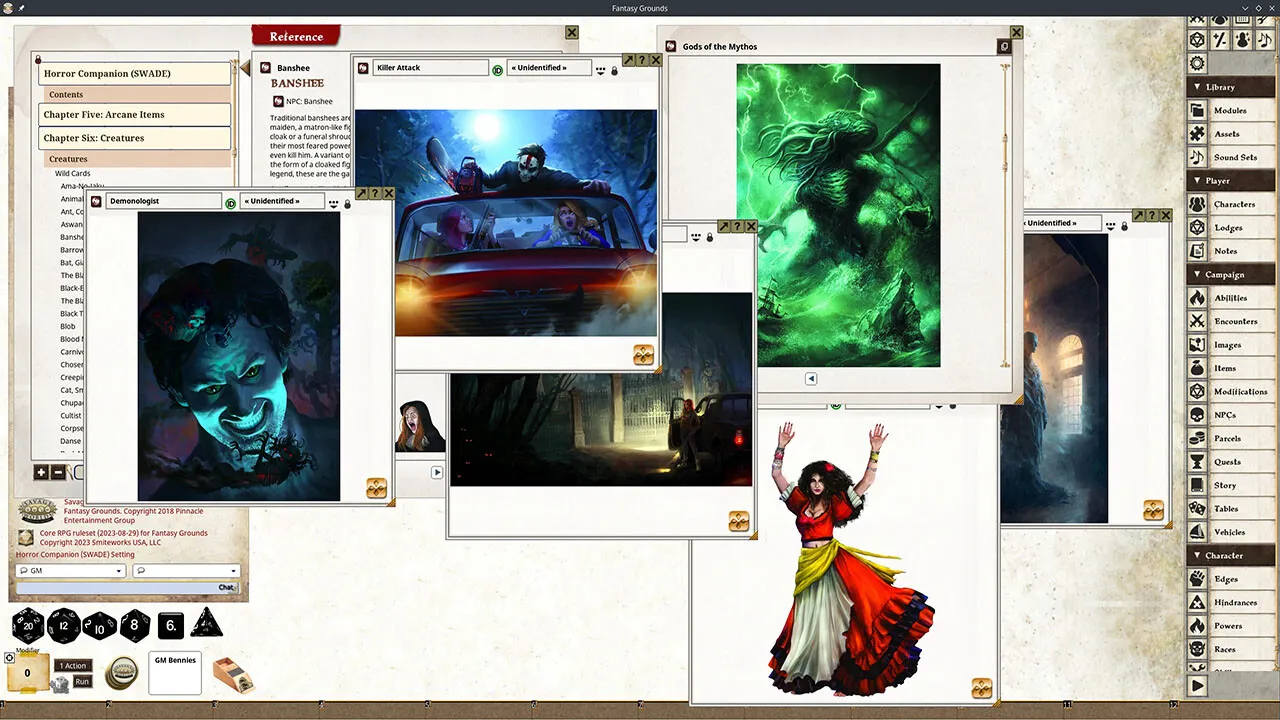 Fantasy Grounds - Horror Companion (SWADE) Screenshot 3