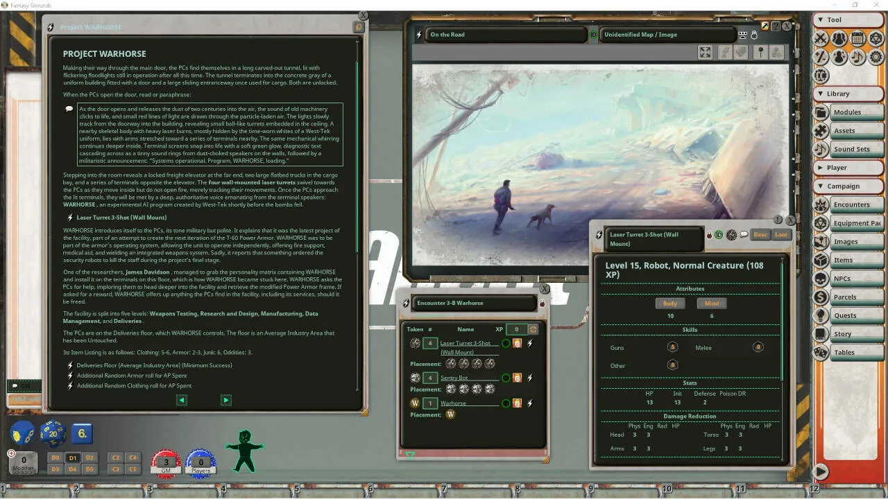 Fantasy Grounds - Fallout RPG: Fully Operational Screenshot 4