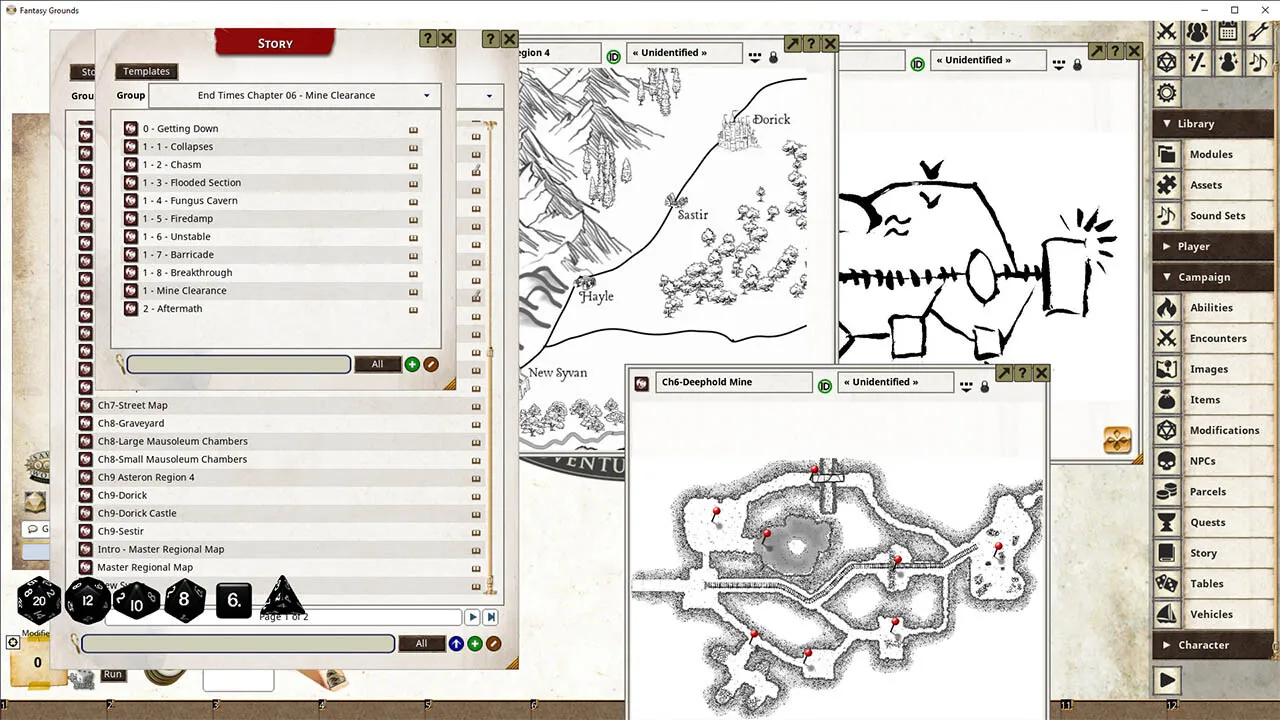 Fantasy Grounds - End Times Campaign Screenshot 4