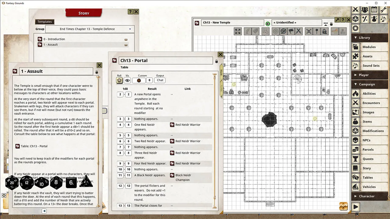 Fantasy Grounds - End Times Campaign Screenshot 3