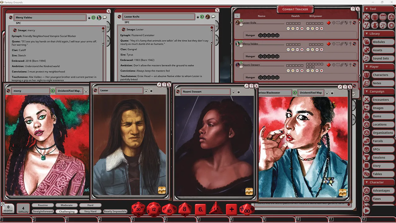 Fantasy Grounds - Vampire: The Masquerade 5th Edition Chicago By Night Screenshot 3