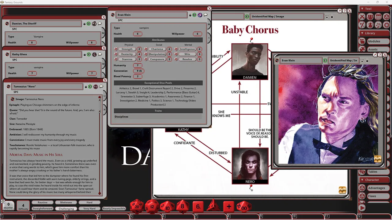Fantasy Grounds - Vampire: The Masquerade 5th Edition Chicago By Night Screenshot 0