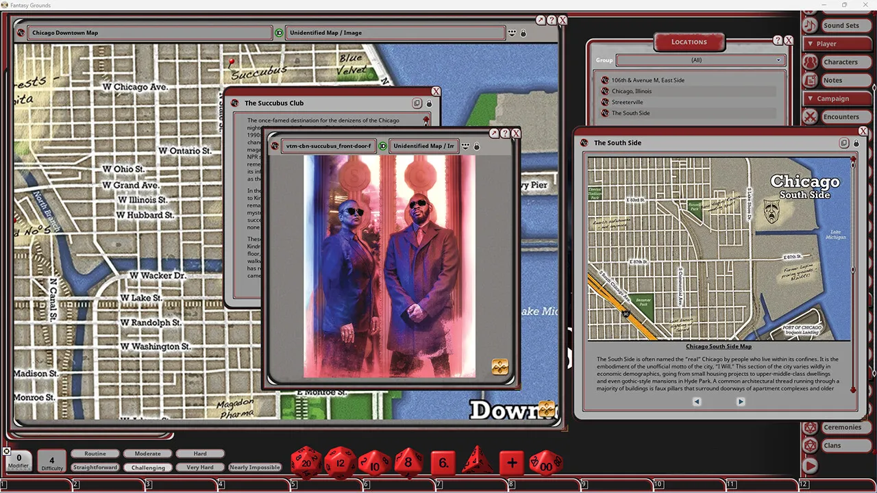 Fantasy Grounds - Vampire: The Masquerade 5th Edition Chicago By Night Screenshot 4