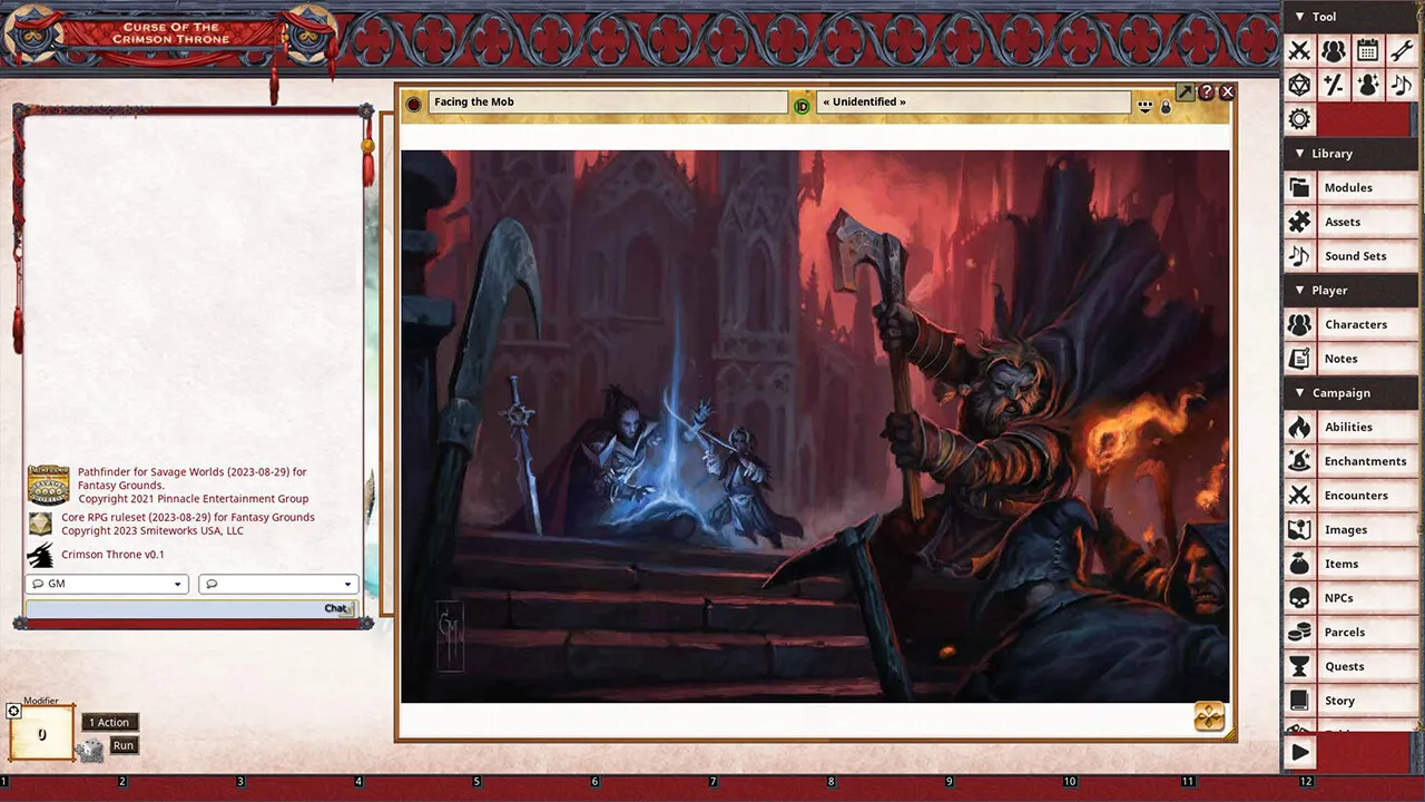 Fantasy Grounds - Pathfinder(R) for Savage Worlds: Curse of the Crimson Throne - Book 2: Seven Days to the Grave Screenshot 3