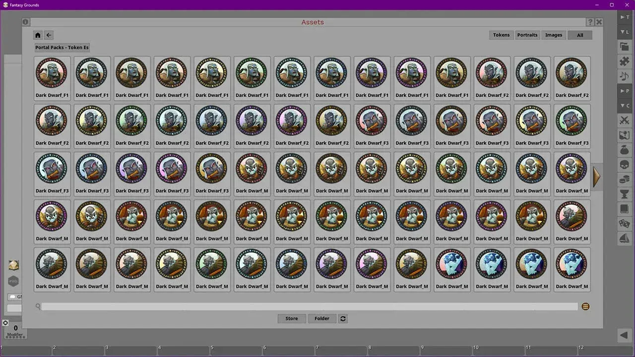 Fantasy Grounds - Portal Packs - Token Essentials: Denizens of the Dark Screenshot 4