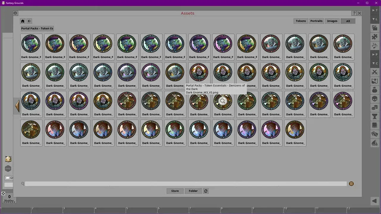 Fantasy Grounds - Portal Packs - Token Essentials: Denizens of the Dark Screenshot 3