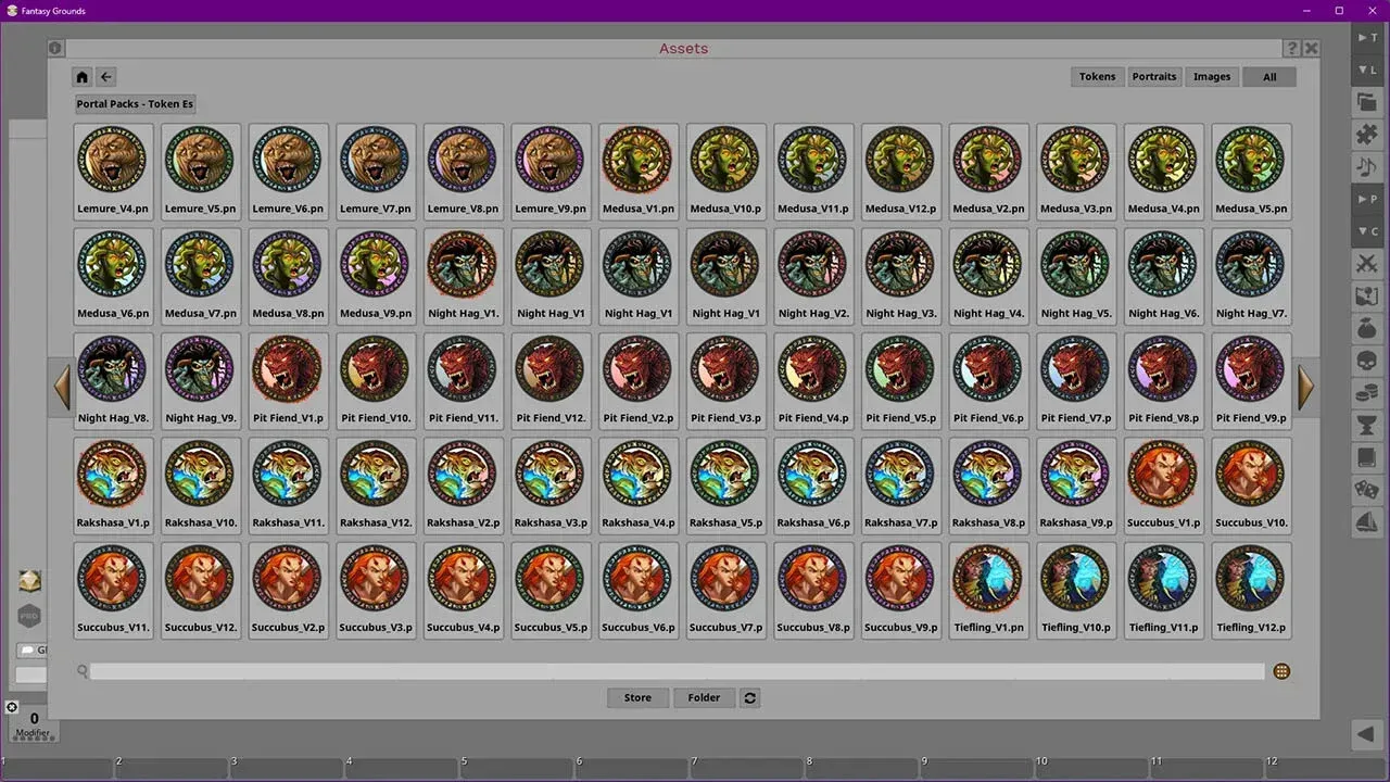 Fantasy Grounds - Portal Packs - Token Essentials: Fiends & Outsiders 2 Screenshot 2