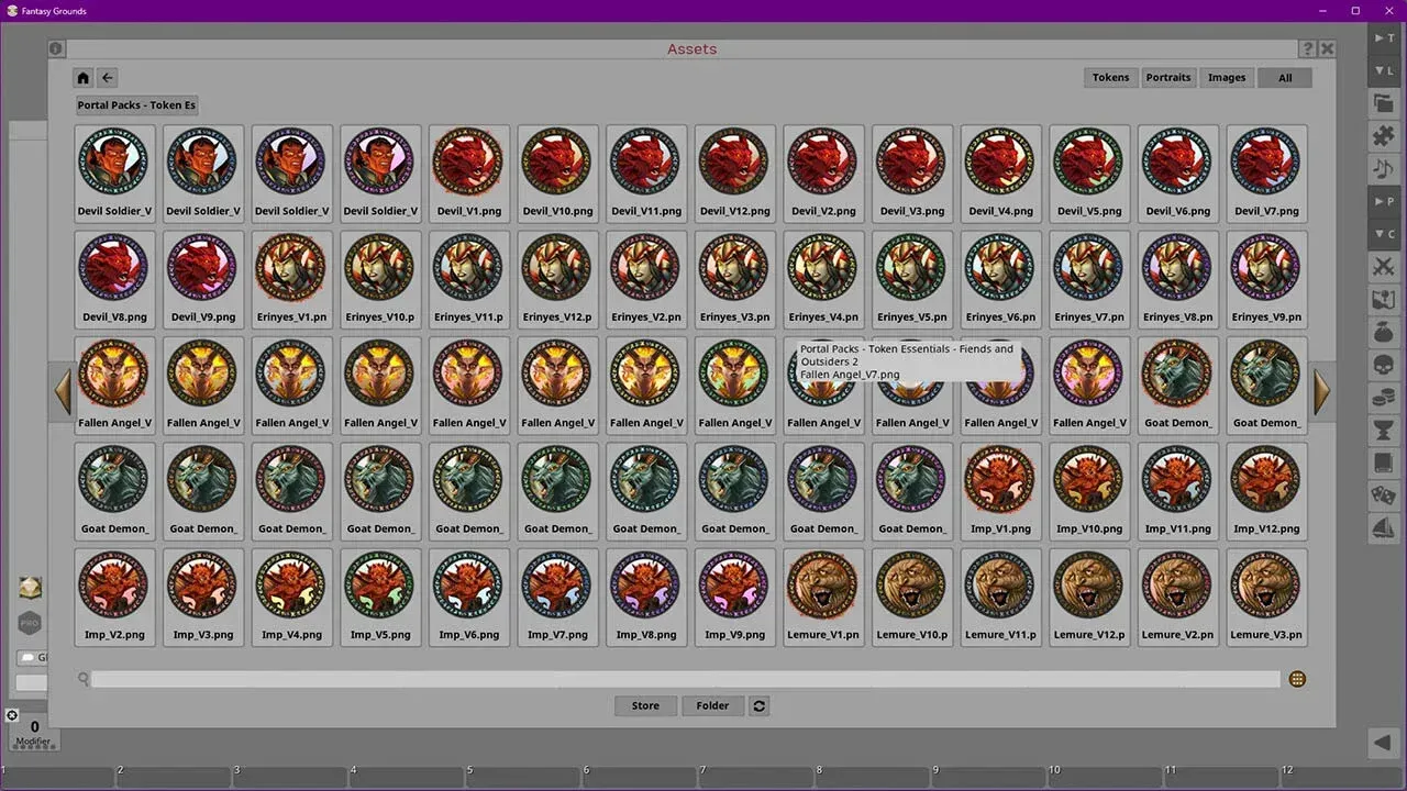 Fantasy Grounds - Portal Packs - Token Essentials: Fiends & Outsiders 2 Screenshot 4