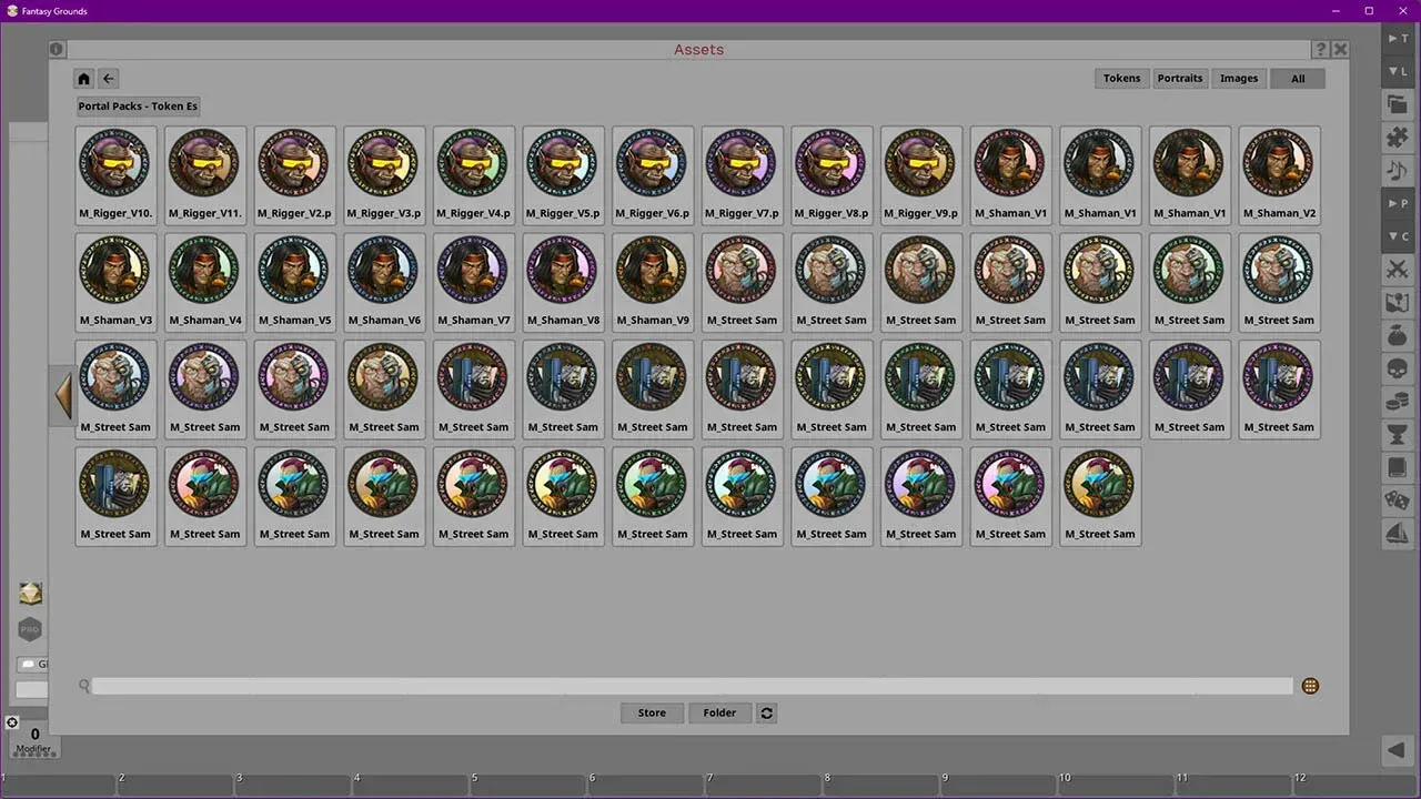 Fantasy Grounds - Portal Packs - Token Essentials: Running in the Shadows Screenshot 2