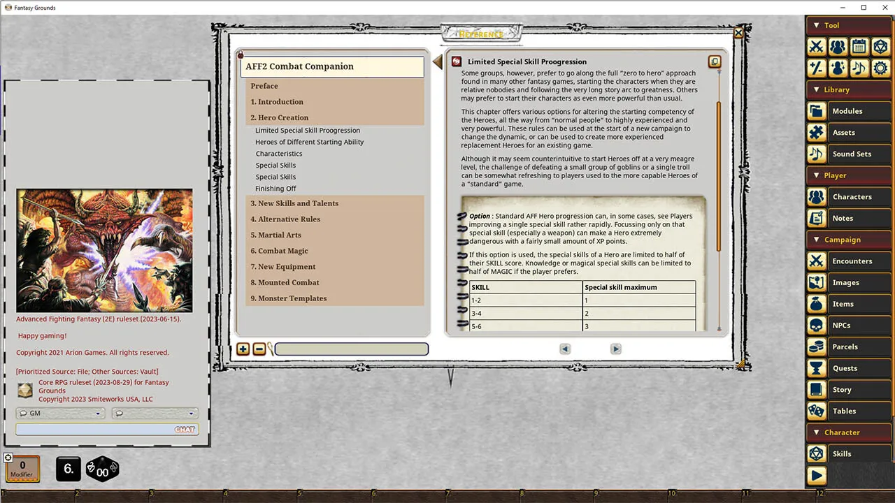 Fantasy Grounds - Combat Companion Screenshot 4
