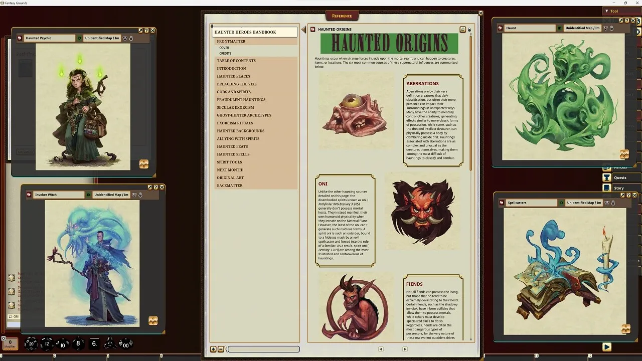 Fantasy Grounds - Pathfinder RPG - Pathfinder Companion: Haunted Heroes Handbook Screenshot 2
