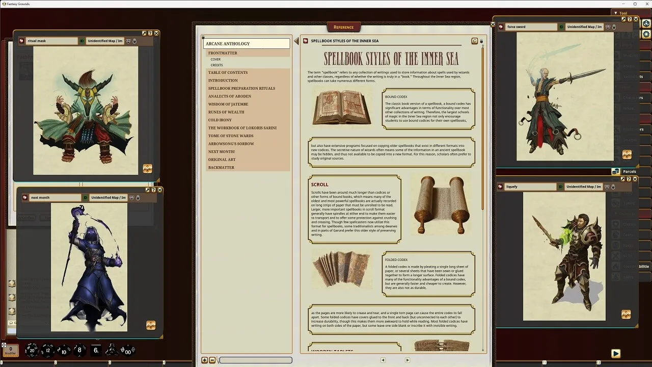 Fantasy Grounds - Pathfinder RPG - Pathfinder Companion: Arcane Anthology Screenshot 2