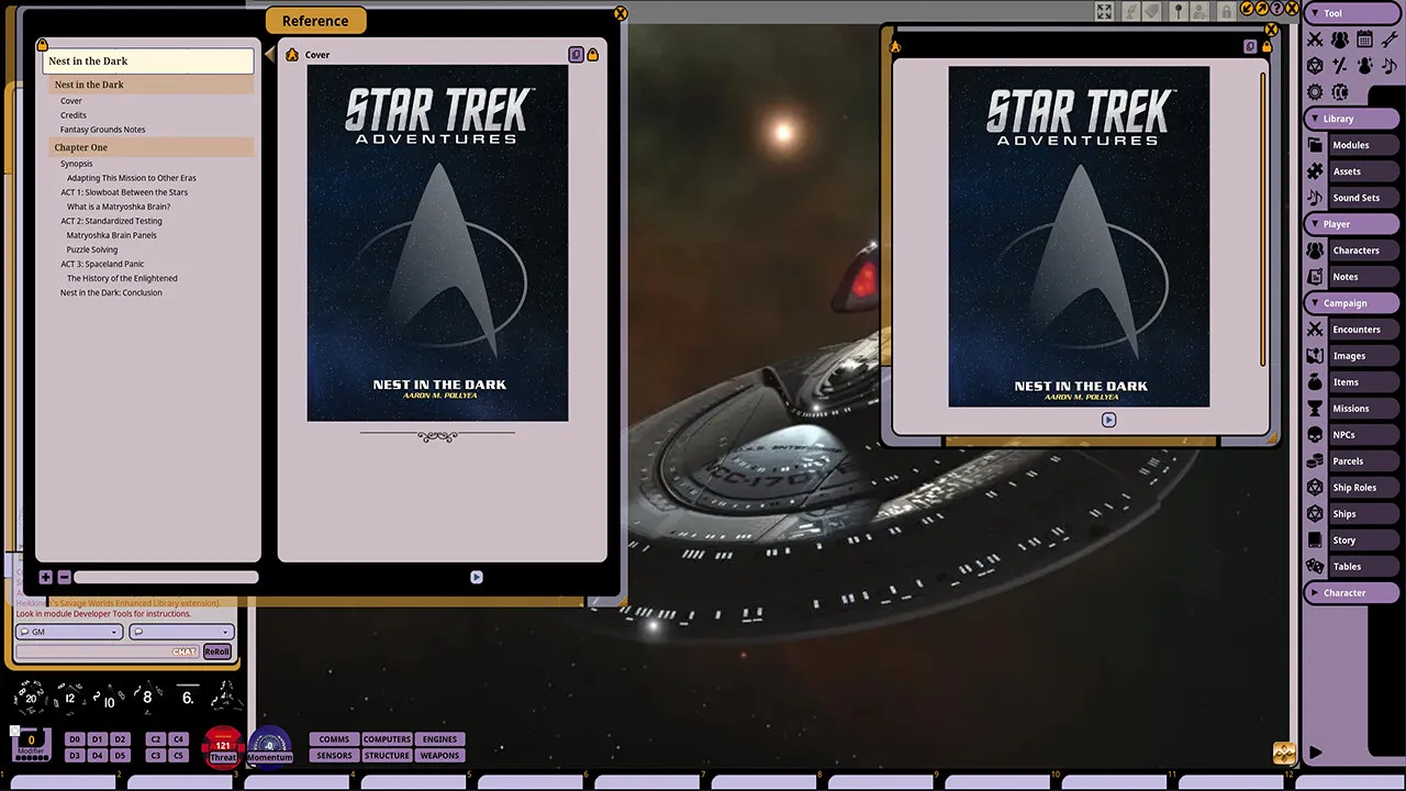 Fantasy Grounds - Star Trek Adventures: Nest in the Dark Screenshot 0