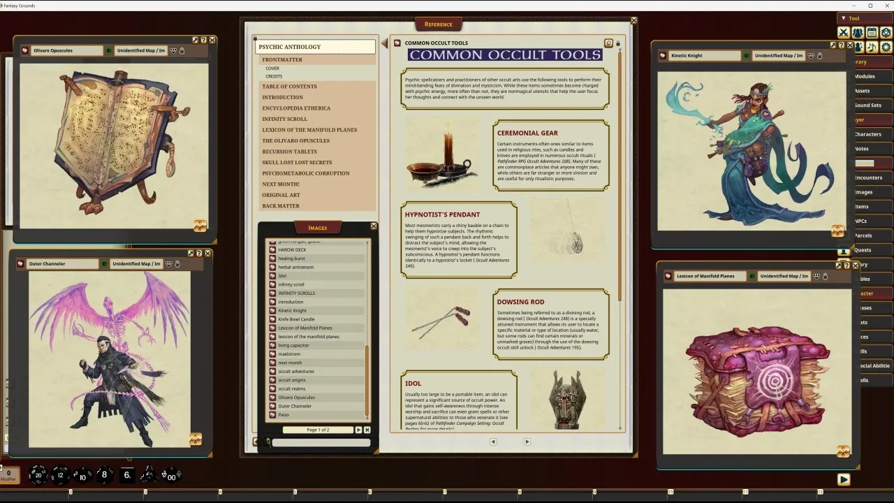 Fantasy Grounds - Pathfinder RPG - Pathfinder Companion: Psychic Anthology Screenshot 2