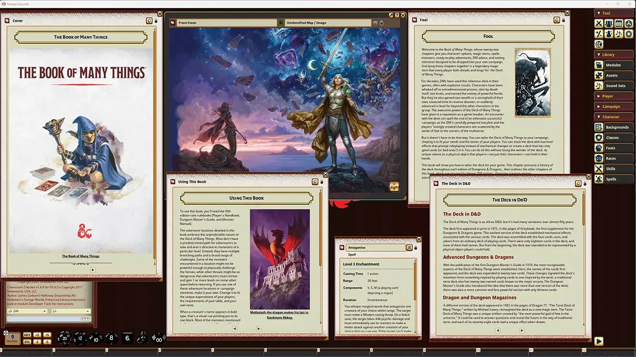 Fantasy Grounds - D&D The Book of Many Things Screenshot 2