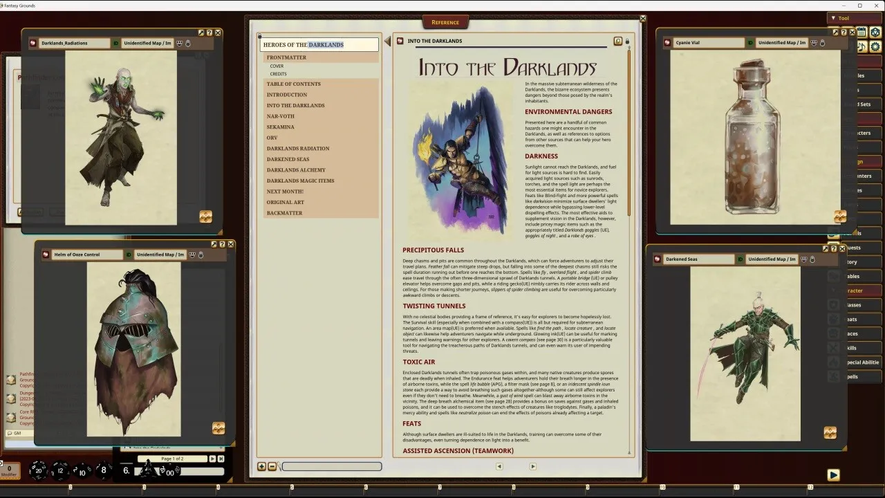 Fantasy Grounds - Pathfinder RPG - Pathfinder Companion: Heroes of the Darklands Screenshot 0