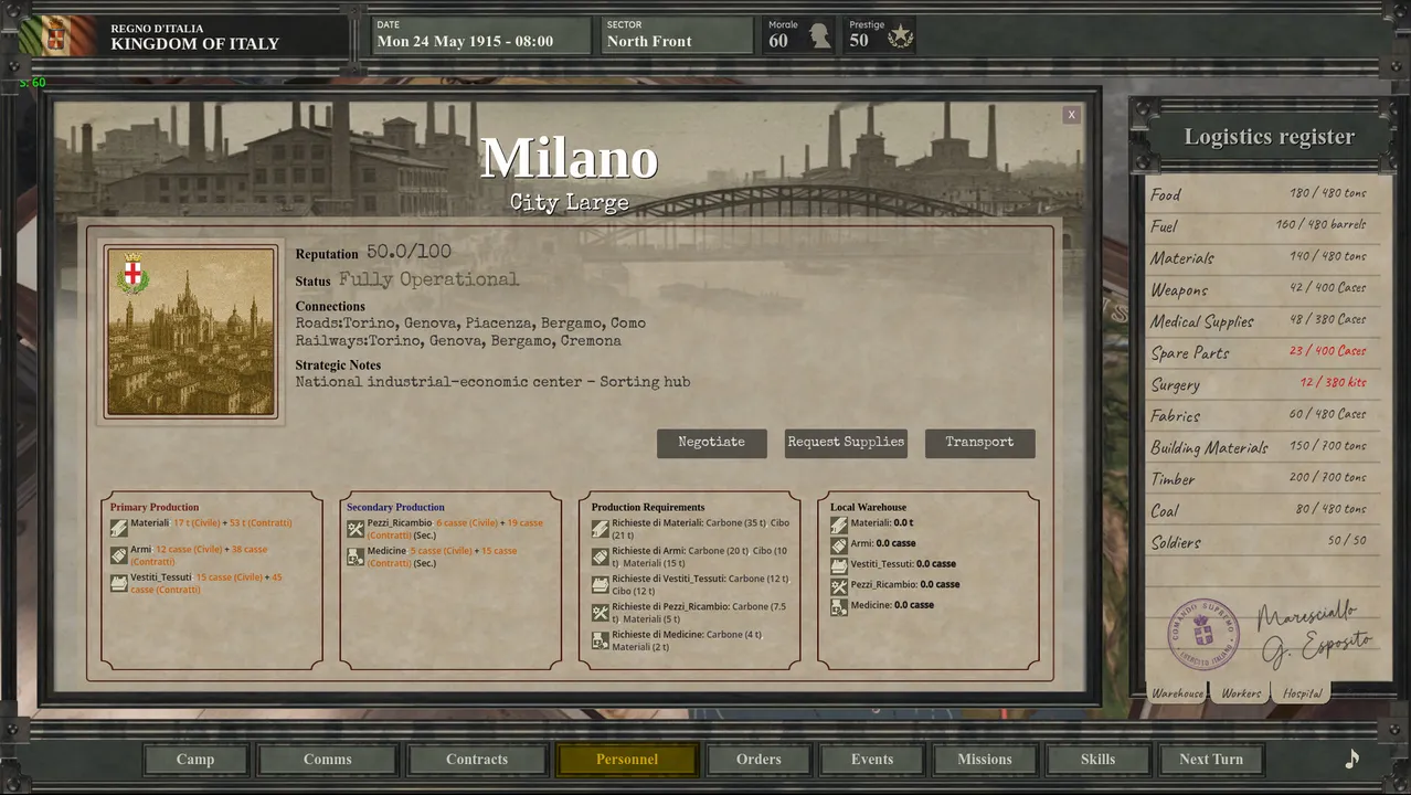 Italia 1915–1918 : Great War Logistics Screenshot 5