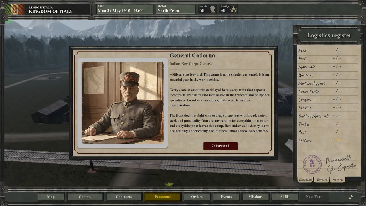 Italia 1915–1918 : Great War Logistics Screenshot 1