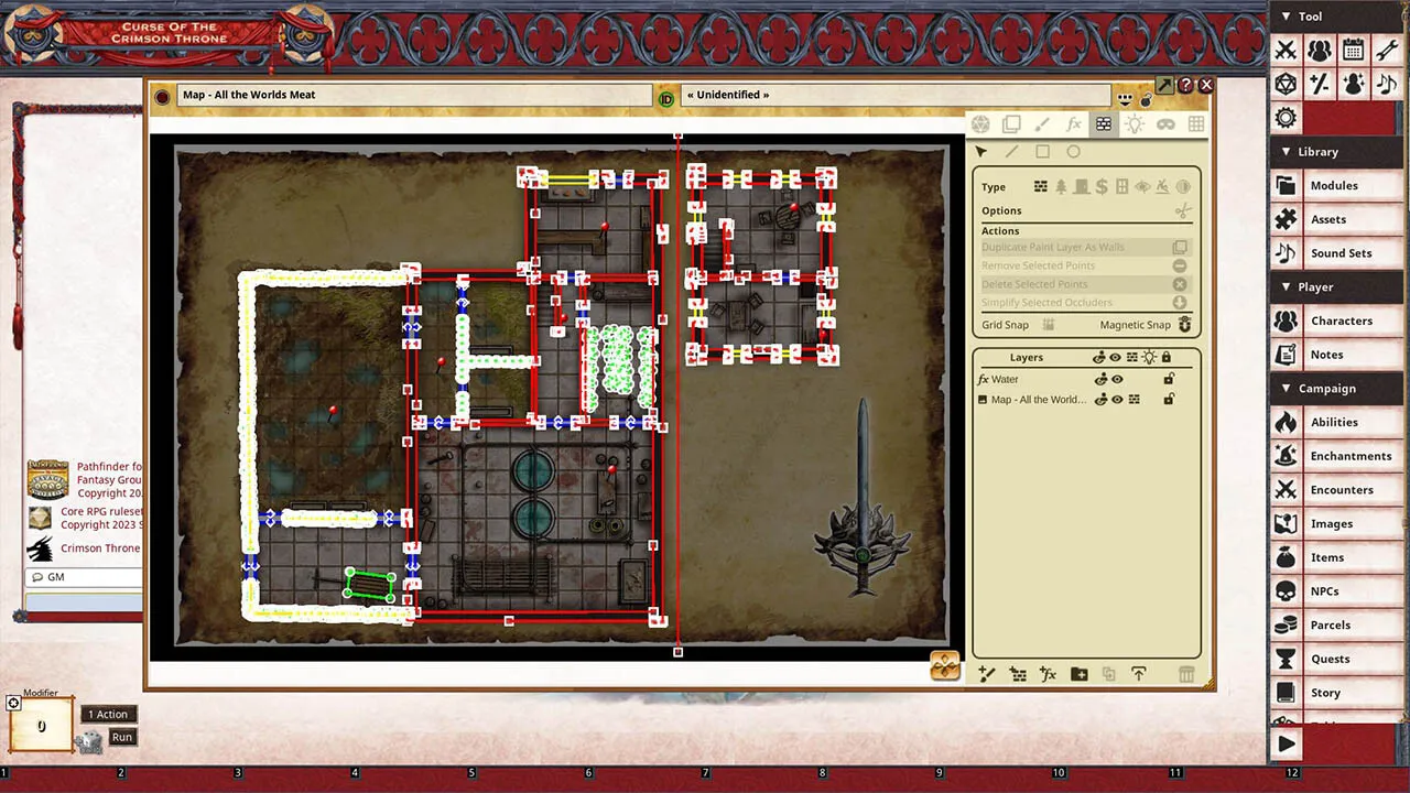 Fantasy Grounds - Pathfinder(R) for Savage Worlds: Curse of the Crimson Throne - Book 1: Edge of Anarchy Screenshot 4