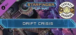 Fantasy Grounds - Starfinder RPG - Starfinder Flip-Mat - Drift Crisis