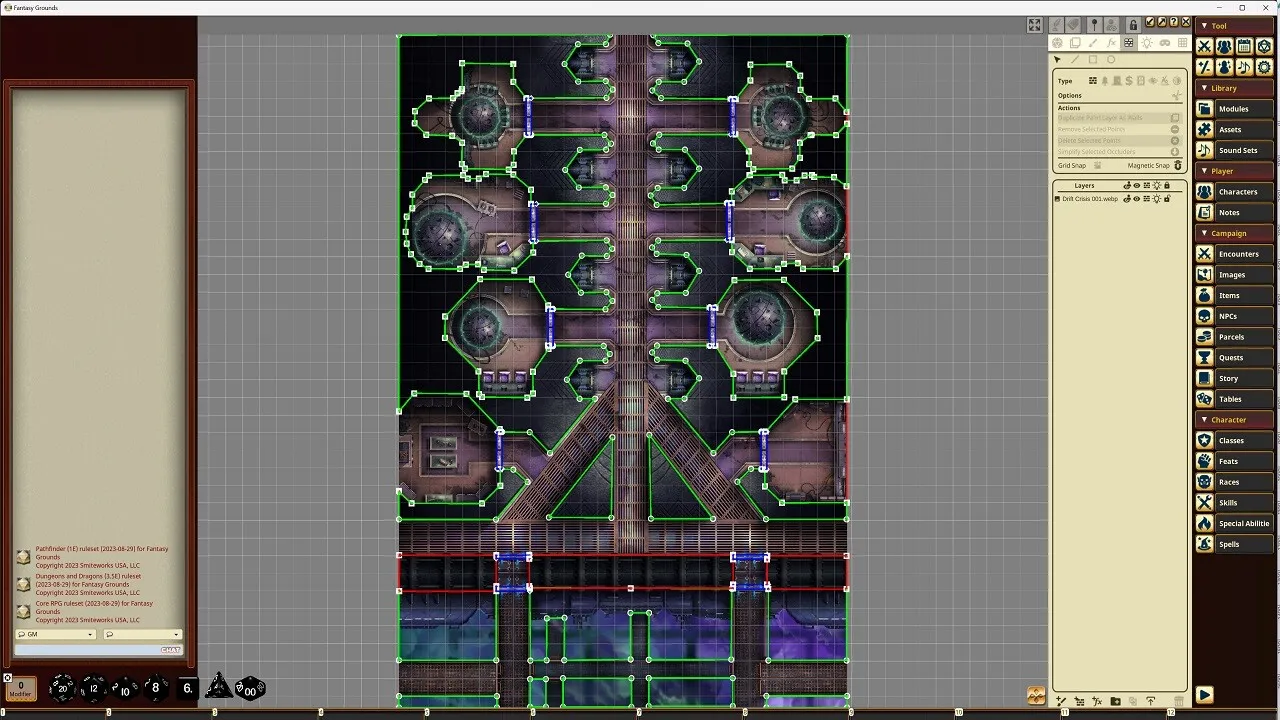 Fantasy Grounds - Starfinder RPG - Starfinder Flip-Mat - Drift Crisis Screenshot 3