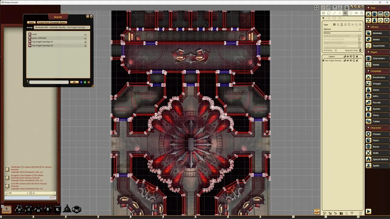 Fantasy Grounds - Starfinder RPG - Starfinder Flip-Mat - Star Knight Starships Screenshot 4