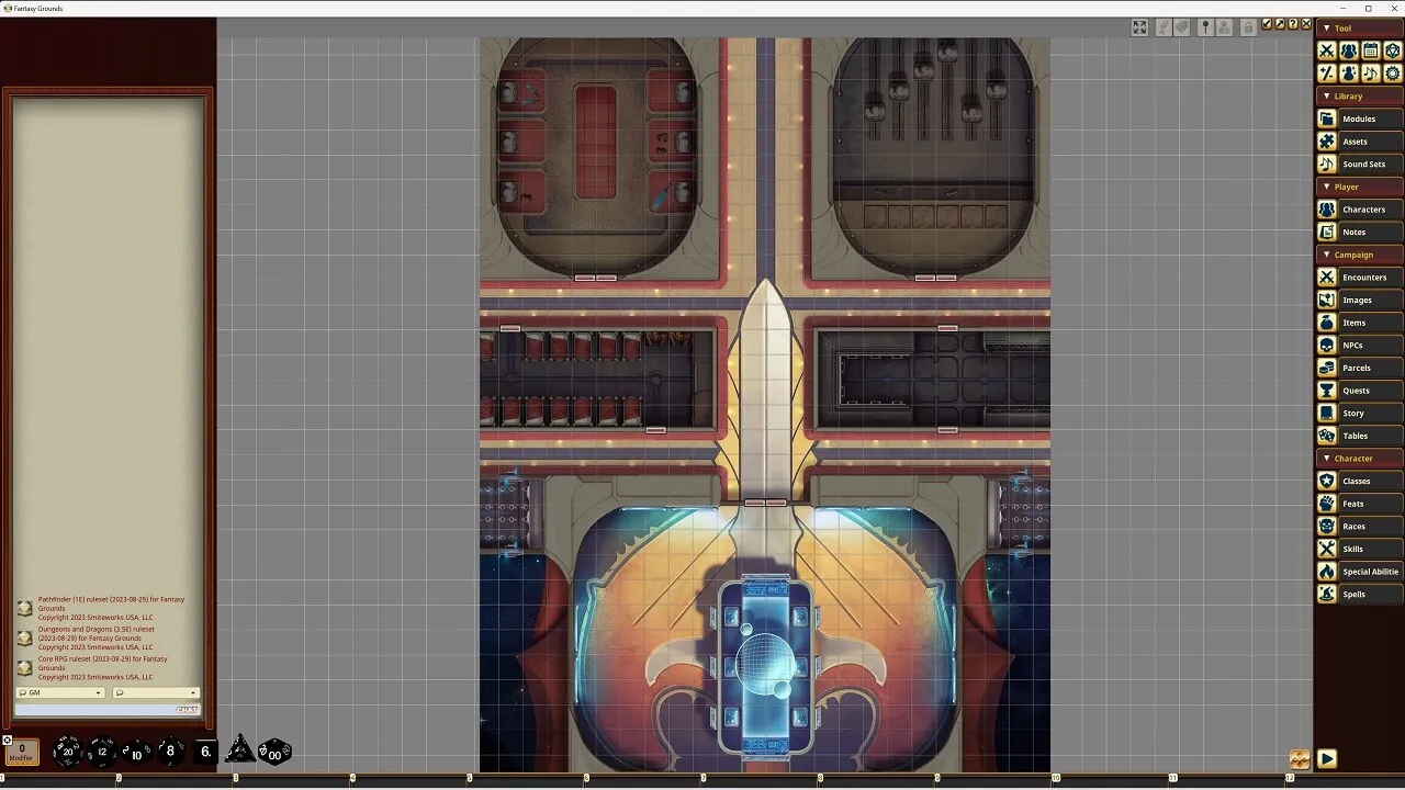 Fantasy Grounds - Starfinder RPG - Starfinder Flip-Mat - Star Knight Starships Screenshot 2
