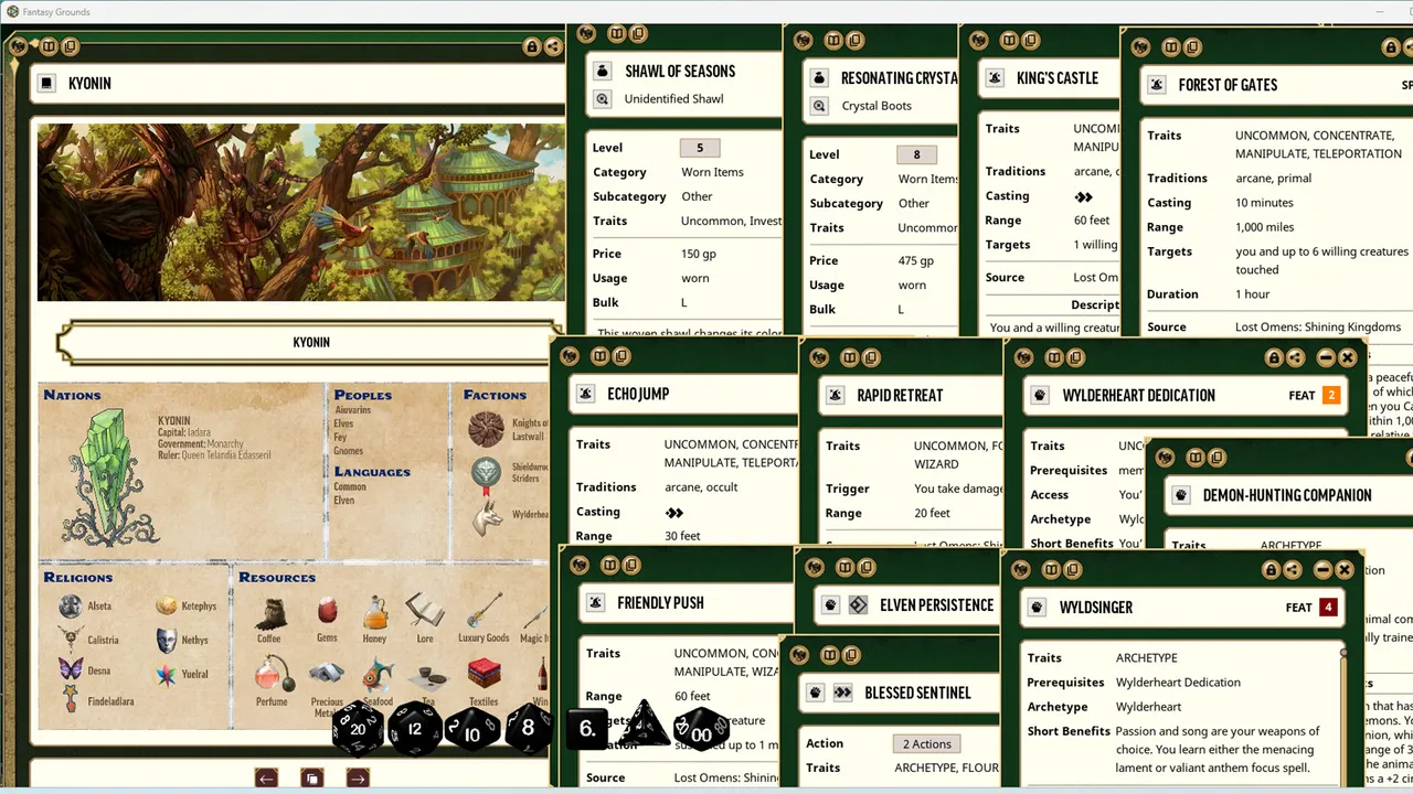 Fantasy Grounds - Pathfinder 2 RPG - Pathfinder Lost Omens: Shining Kingdoms Screenshot 4