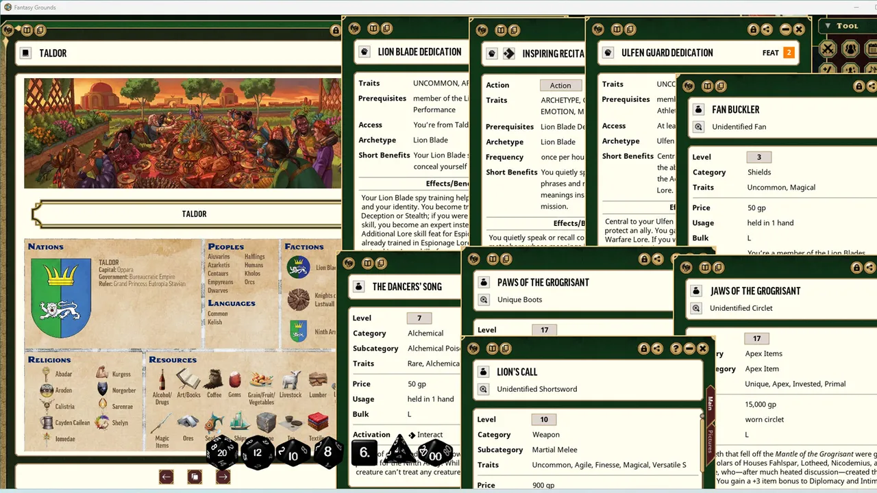 Fantasy Grounds - Pathfinder 2 RPG - Pathfinder Lost Omens: Shining Kingdoms Screenshot 5