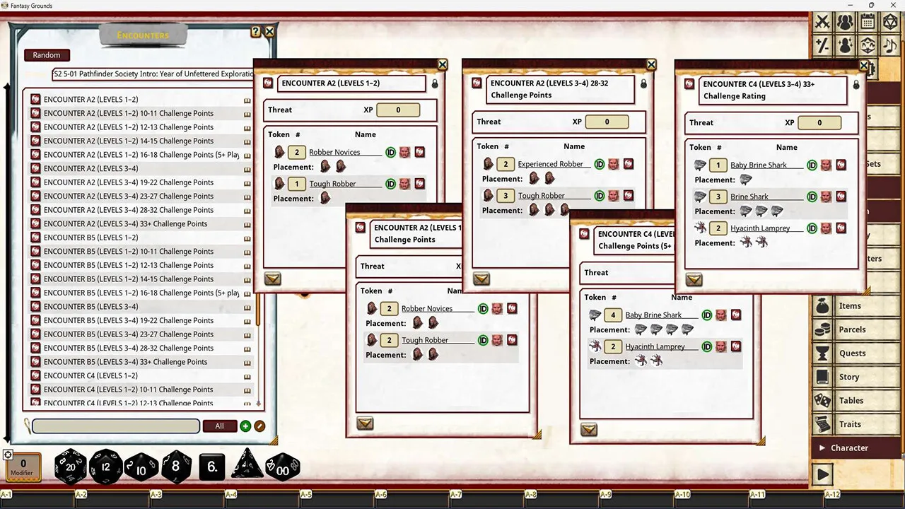 Fantasy Grounds - Pathfinder Society Intro: Year of Unfettered Exploration Screenshot 4