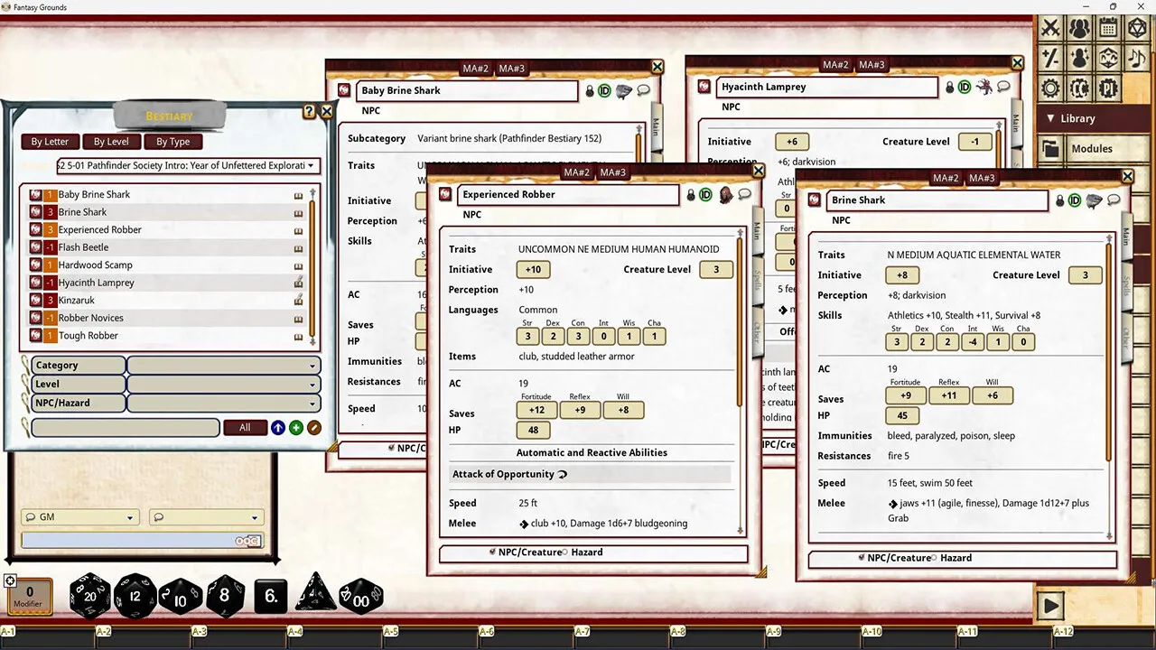 Fantasy Grounds - Pathfinder Society Intro: Year of Unfettered Exploration Screenshot 3