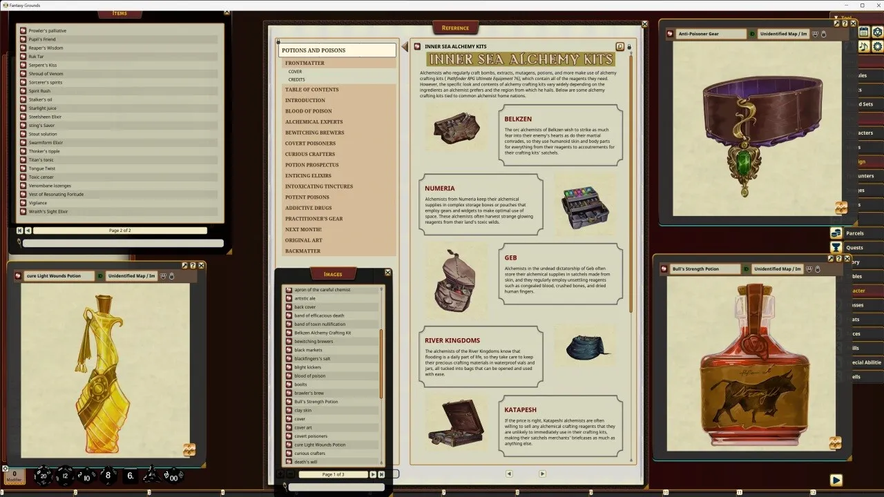 Fantasy Grounds - Pathfinder RPG - Pathfinder Companion: Potions and Poisons Screenshot 2