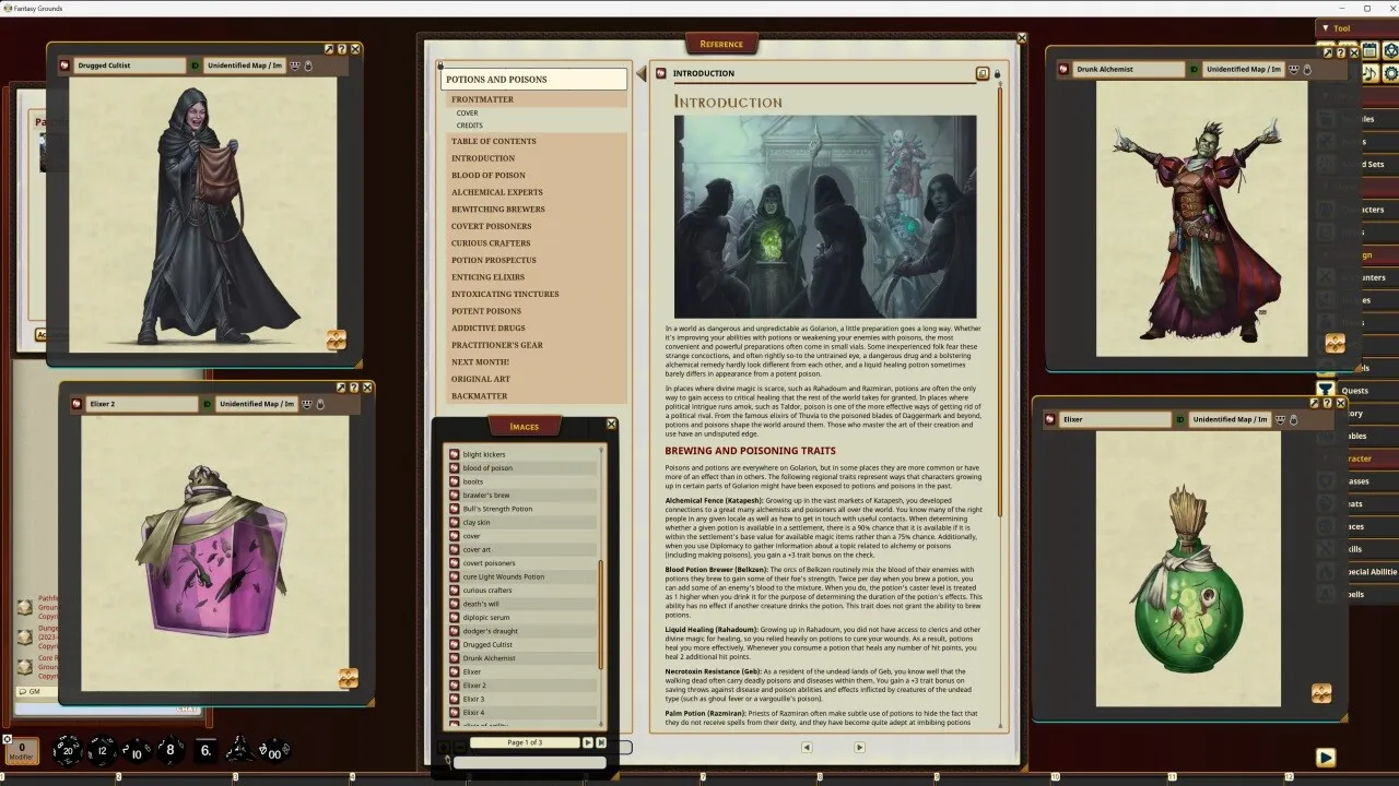 Fantasy Grounds - Pathfinder RPG - Pathfinder Companion: Potions and Poisons Screenshot 4