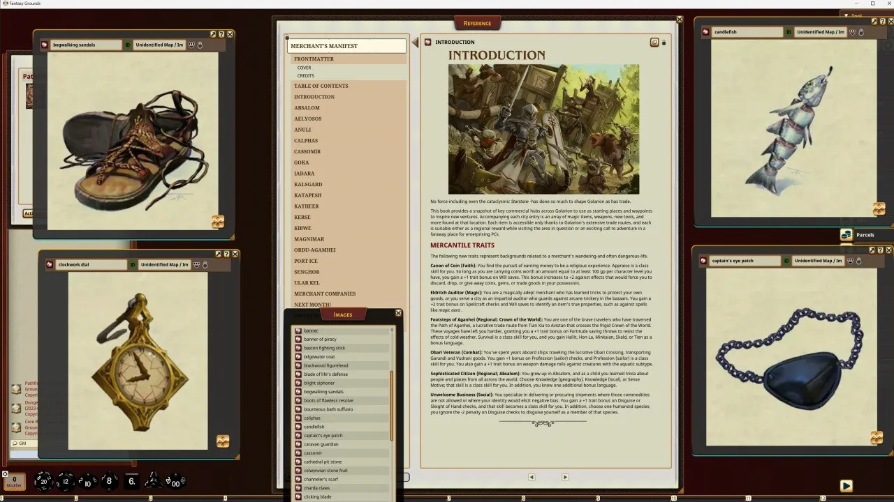 Fantasy Grounds - Pathfinder RPG - Pathfinder Companion: Merchant's Manifest Screenshot 3