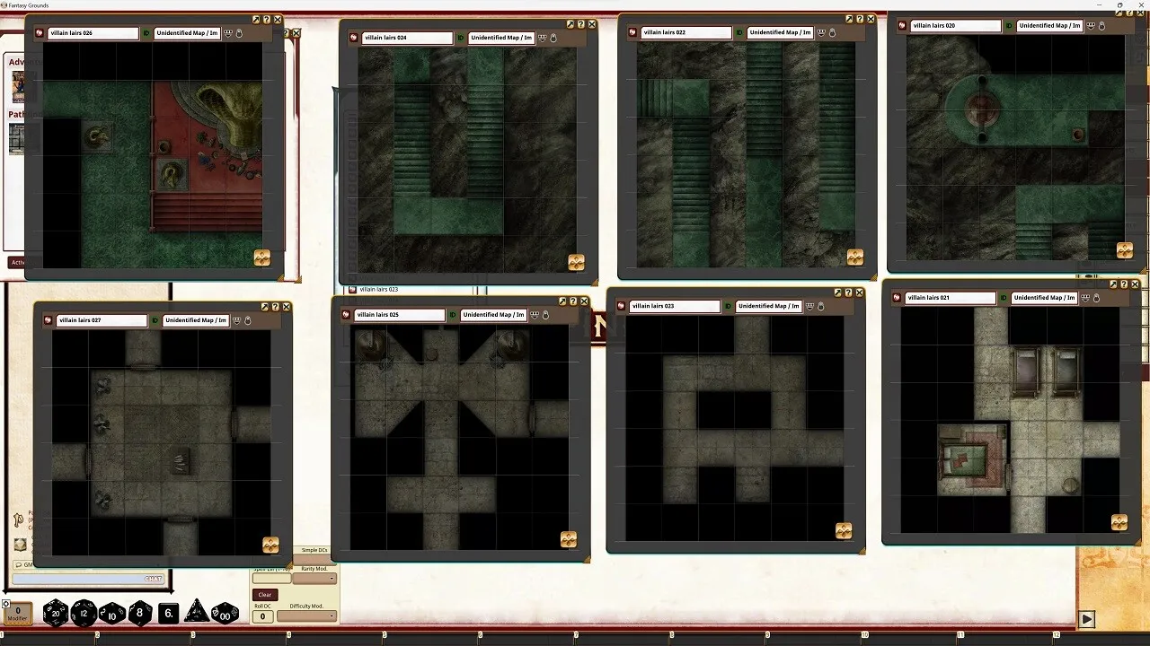 Fantasy Grounds - Pathfinder RPG - Pathfinder Flip-Tiles - Villain Lairs set Screenshot 0