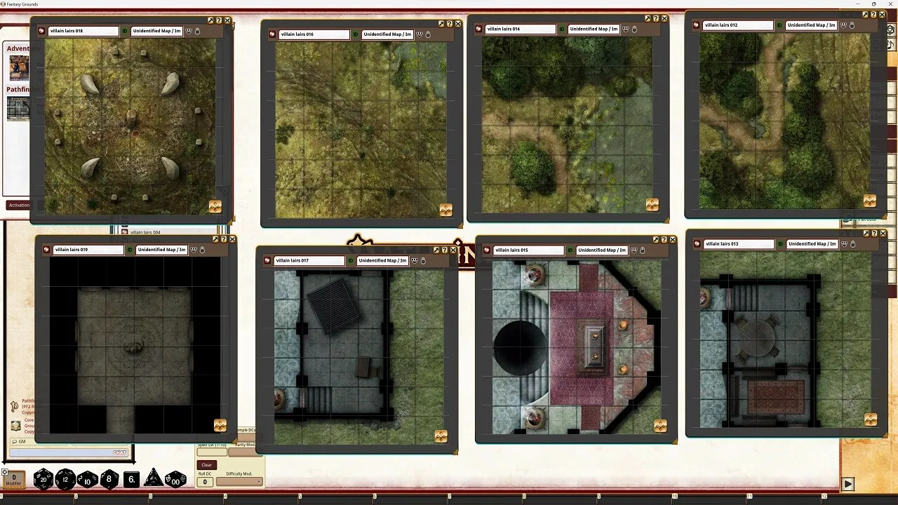Fantasy Grounds - Pathfinder RPG - Pathfinder Flip-Tiles - Villain Lairs set Screenshot 4