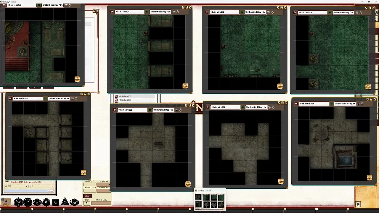 Fantasy Grounds - Pathfinder RPG - Pathfinder Flip-Tiles - Villain Lairs set Screenshot 2