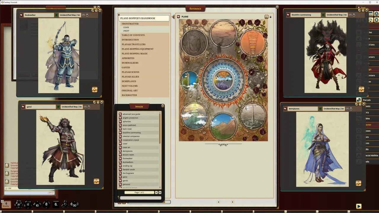 Fantasy Grounds - Pathfinder RPG - Pathfinder Companion: Plane-Hopper's Handbook Screenshot 2