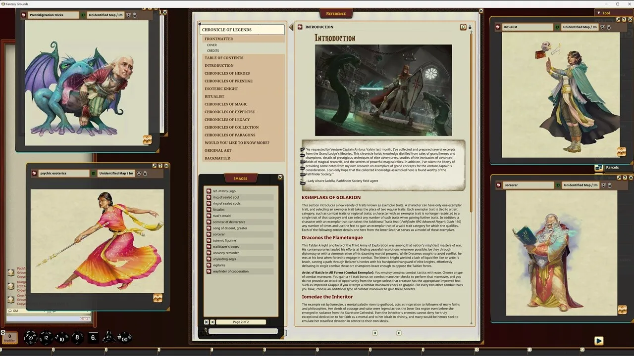 Fantasy Grounds - Pathfinder RPG - Pathfinder Companion: Chronicle of Legends Screenshot 3