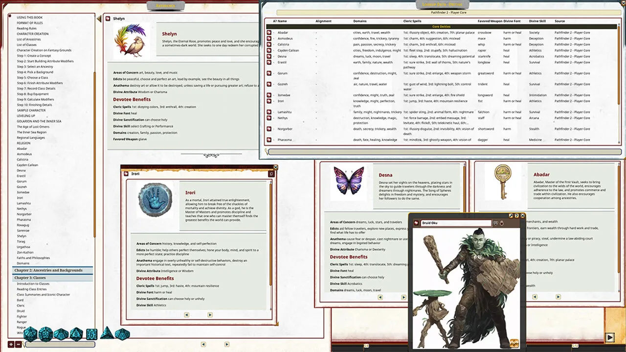 Fantasy Grounds - Pathfinder 2 RPG - Player Core Screenshot 1