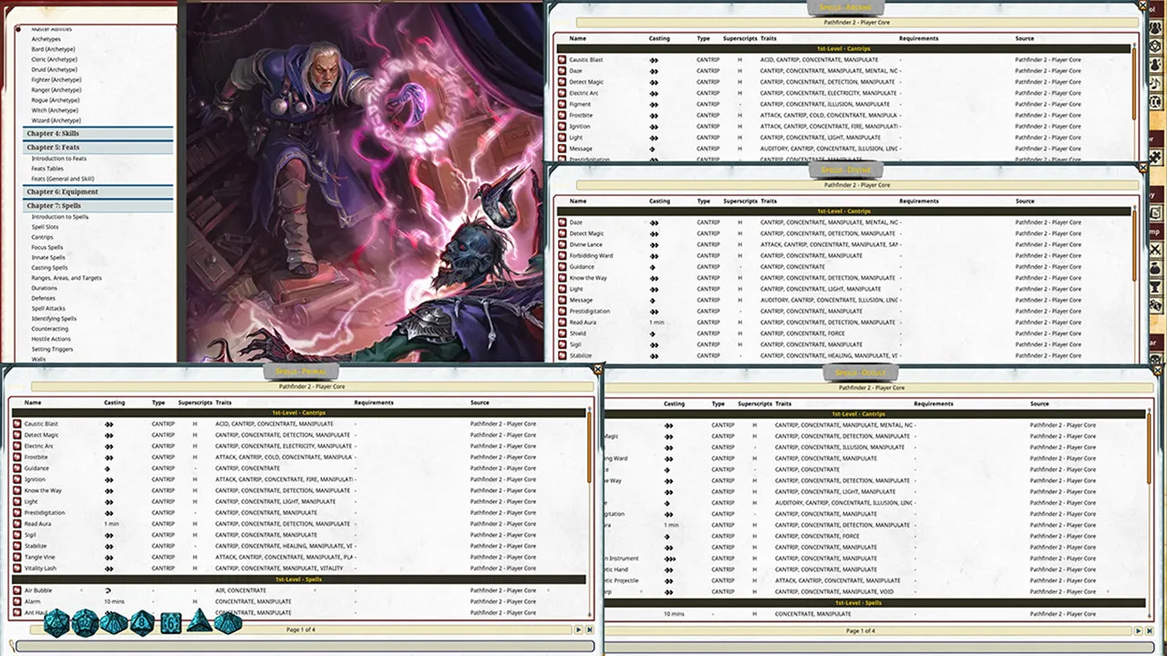 Fantasy Grounds - Pathfinder 2 RPG - Player Core Screenshot 2