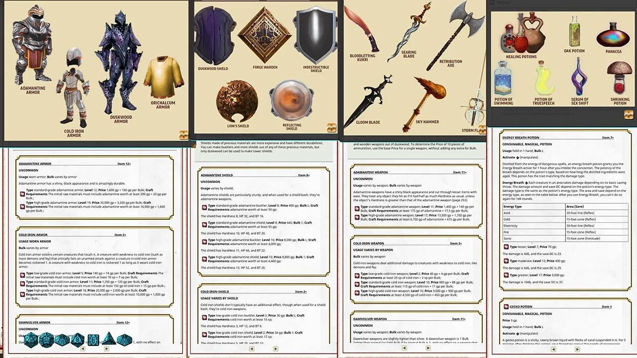 Fantasy Grounds - Pathfinder 2 RPG - GM Core Screenshot 2