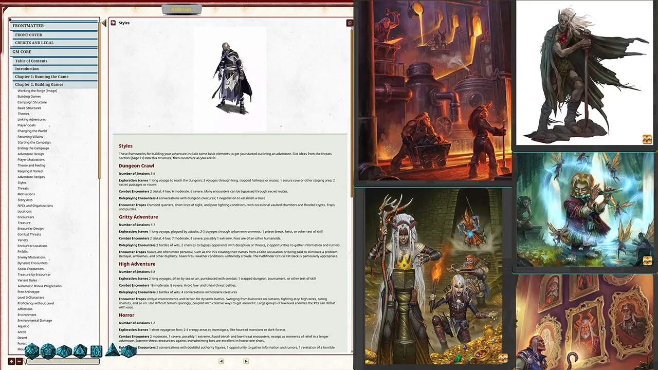 Fantasy Grounds - Pathfinder 2 RPG - GM Core Screenshot 0