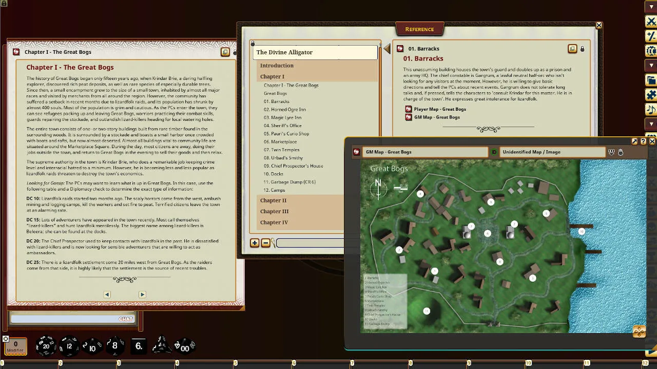 Fantasy Grounds - The Divine Alligator Screenshot 0